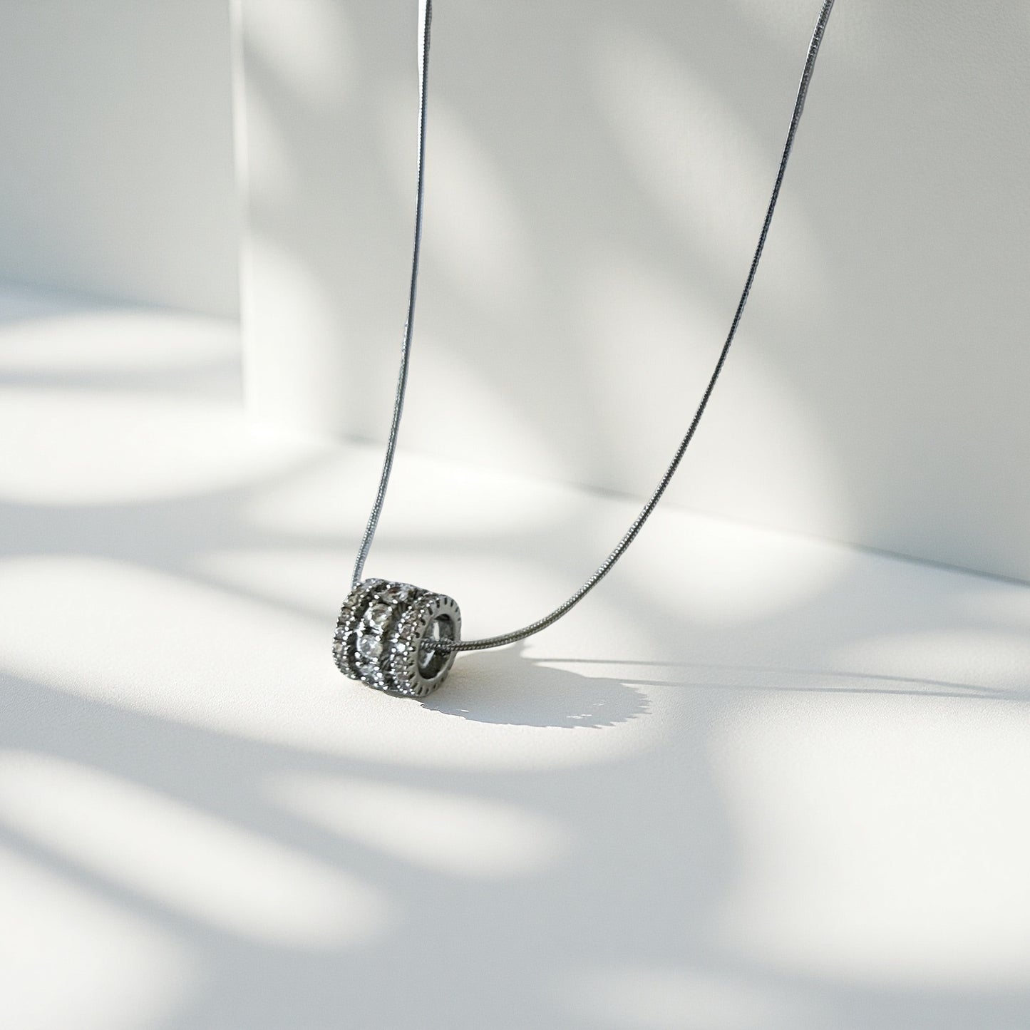 Diamond Cube Necklace
