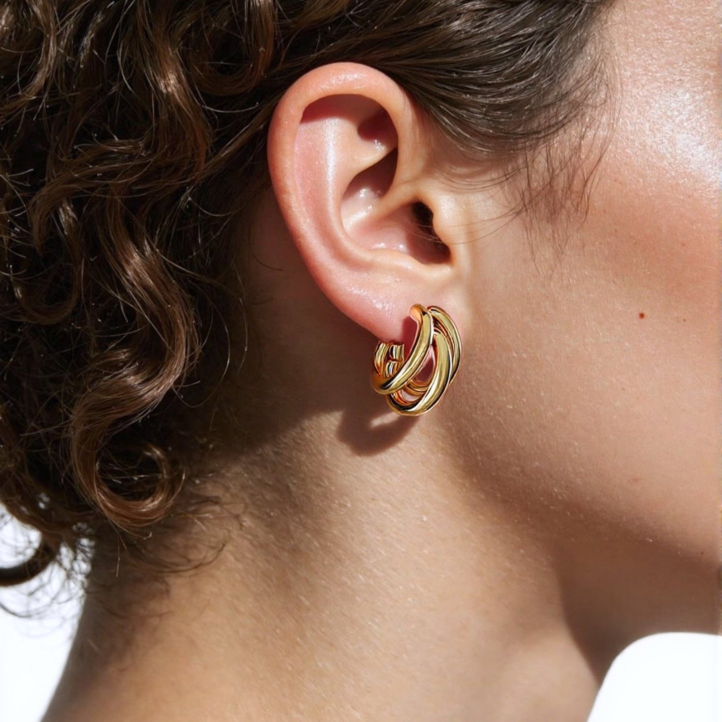 Multi Loop Hoop Earrings