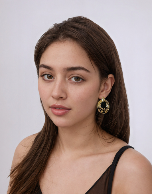 Solis Triple Loop Earrings