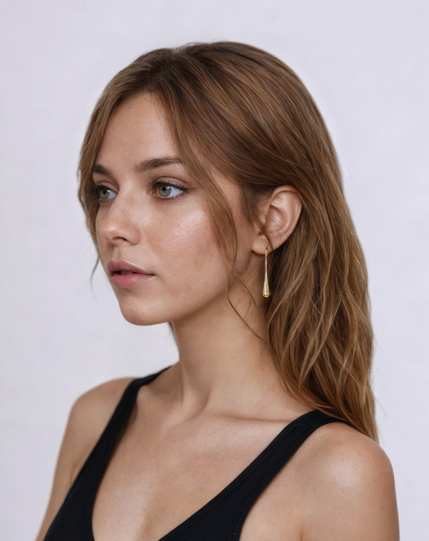 Teardrop Threader Earrings