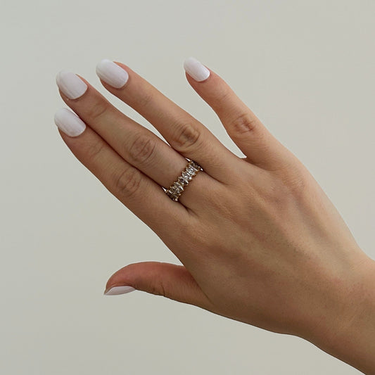 Marquise CZ Eternity Band