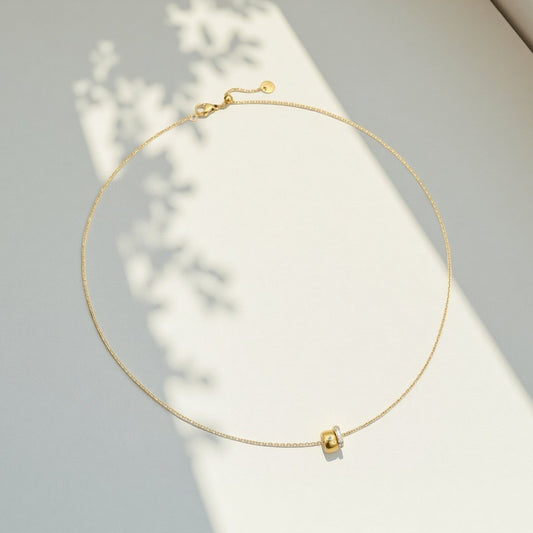 Eternal Shine Necklace - Sylestial Jewel - Gold - waterproof jewelry - lifetime warranty