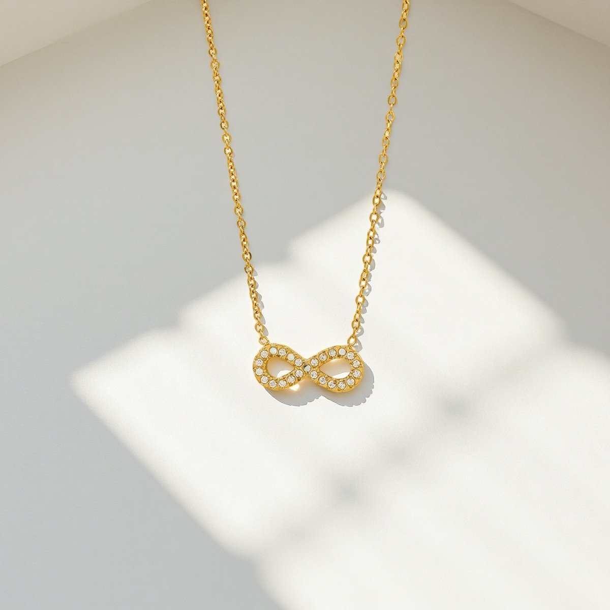 Eternal Sparkle Necklace - Sylestial Jewel - Gold - waterproof jewelry - lifetime warranty