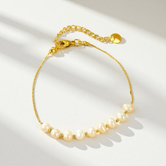 Freshwater Pearl Bracelet - Sylestial Jewel - waterproof jewelry - lifetime warranty