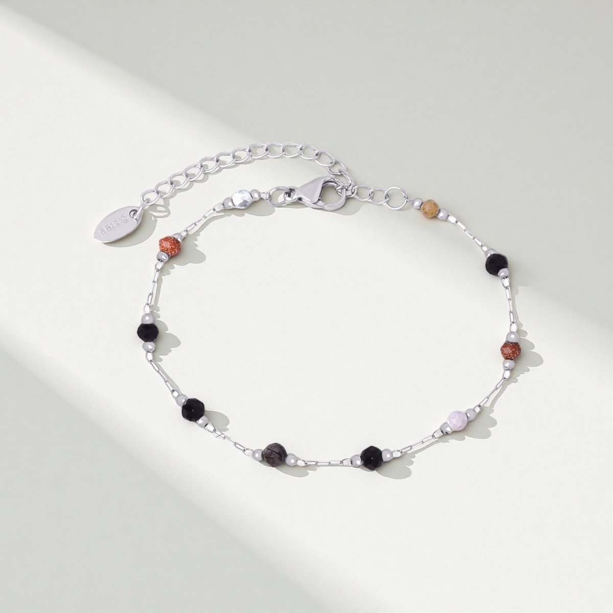 Gemstone Chain Bracelet - Sylestial Jewel - Gold - waterproof jewelry - lifetime warranty