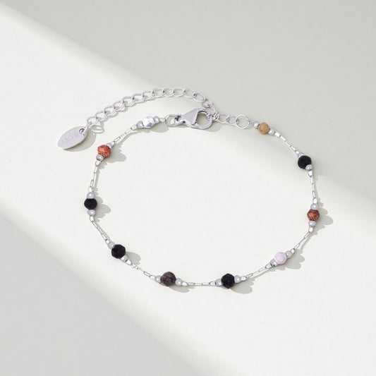 Gemstone Chain Bracelet - Sylestial Jewel - Gold - waterproof jewelry - lifetime warranty