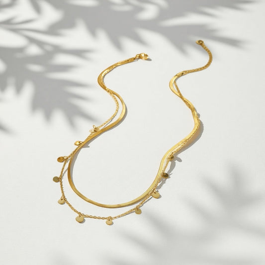 Luna Dots Necklace - Sylestial Jewel - waterproof jewelry - lifetime warranty