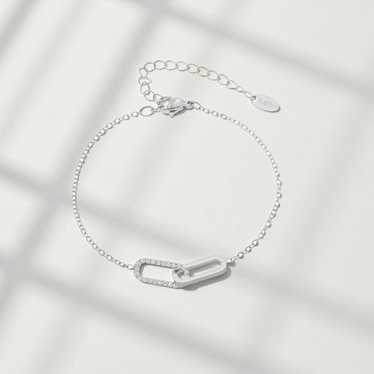 Paperclip Link Bracelet - Sylestial Jewel - Gold - waterproof jewelry - lifetime warranty