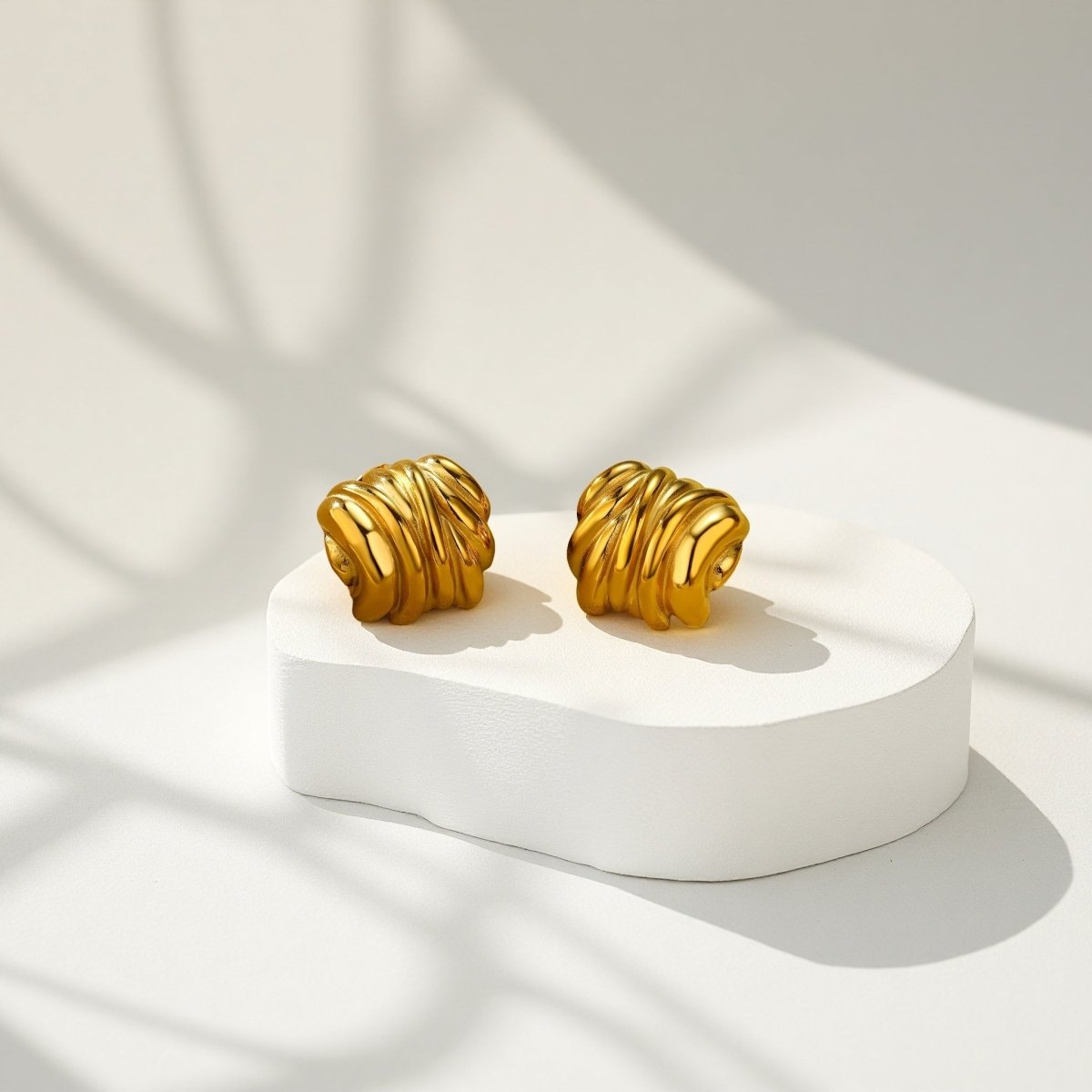 Whirlwind Statement Studs - Sylestial Jewel - waterproof jewelry - lifetime warranty