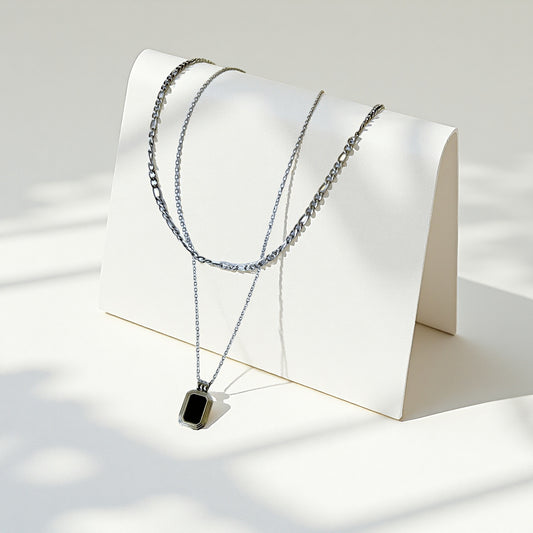 Onyx Luxe Pendant Necklace