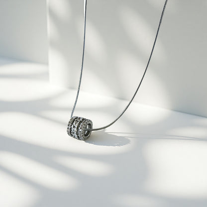 Diamond Cube Necklace
