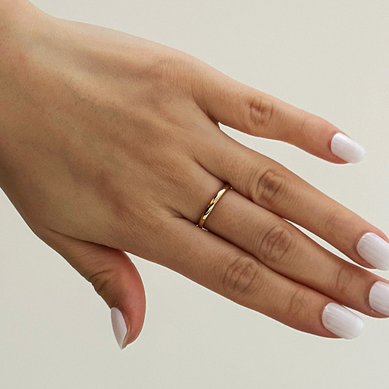 Slim Dome Band Ring