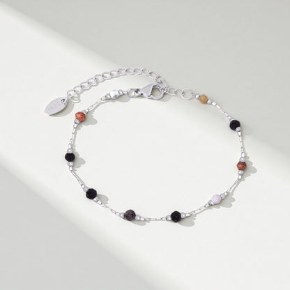 Gemstone Chain Bracelet - Sylestial Jewel - Gold - waterproof jewelry - lifetime warranty