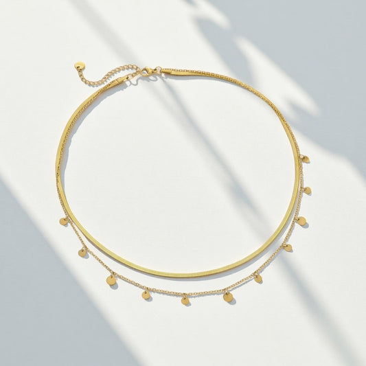Luna Dots Necklace - Sylestial Jewel - waterproof jewelry - lifetime warranty