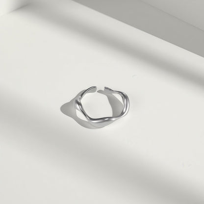 Luna Wave Ring - Sylestial Jewel - Gold - waterproof jewelry - lifetime warranty