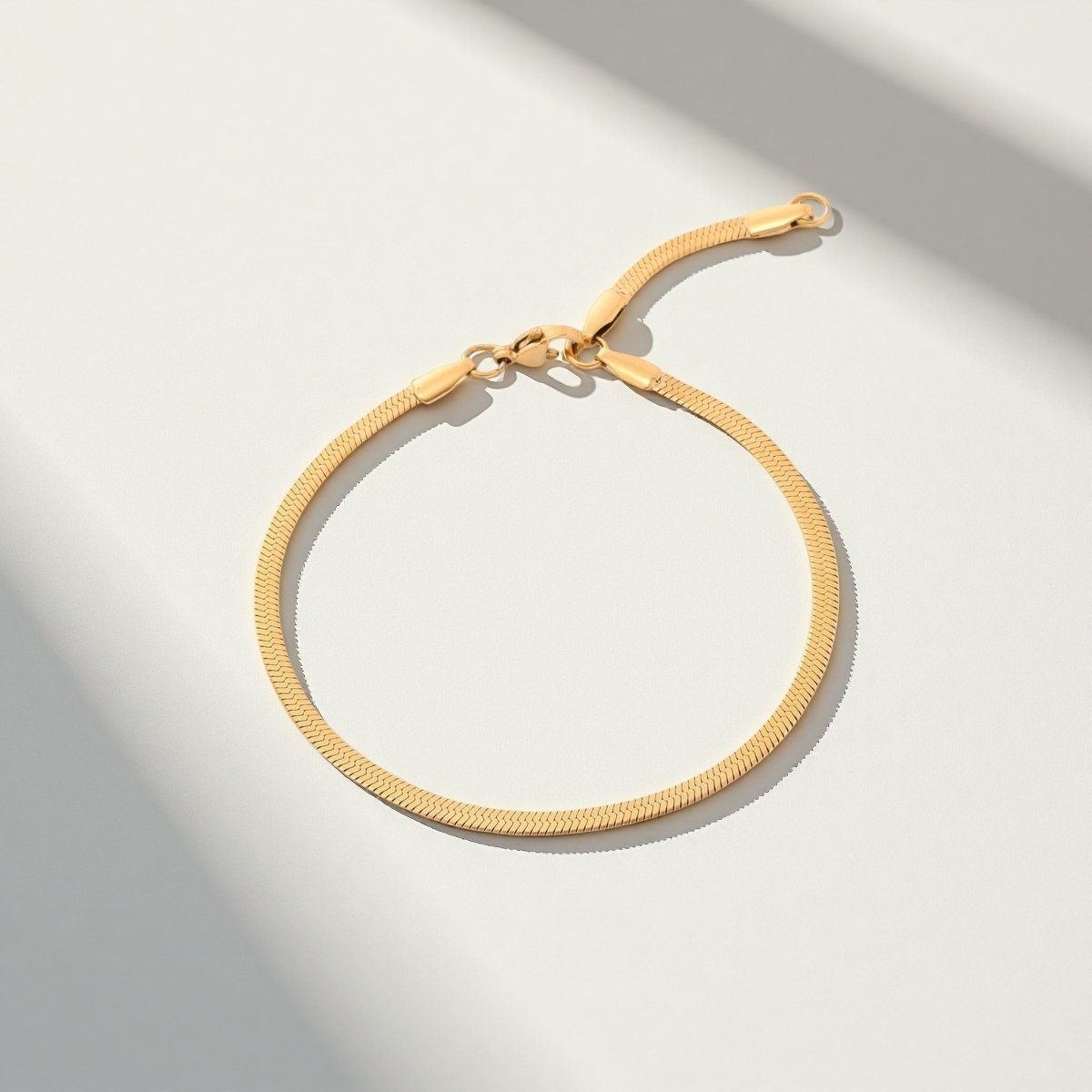 Sleek Herringbone Bracelet - Sylestial Jewel - waterproof jewelry - lifetime warranty